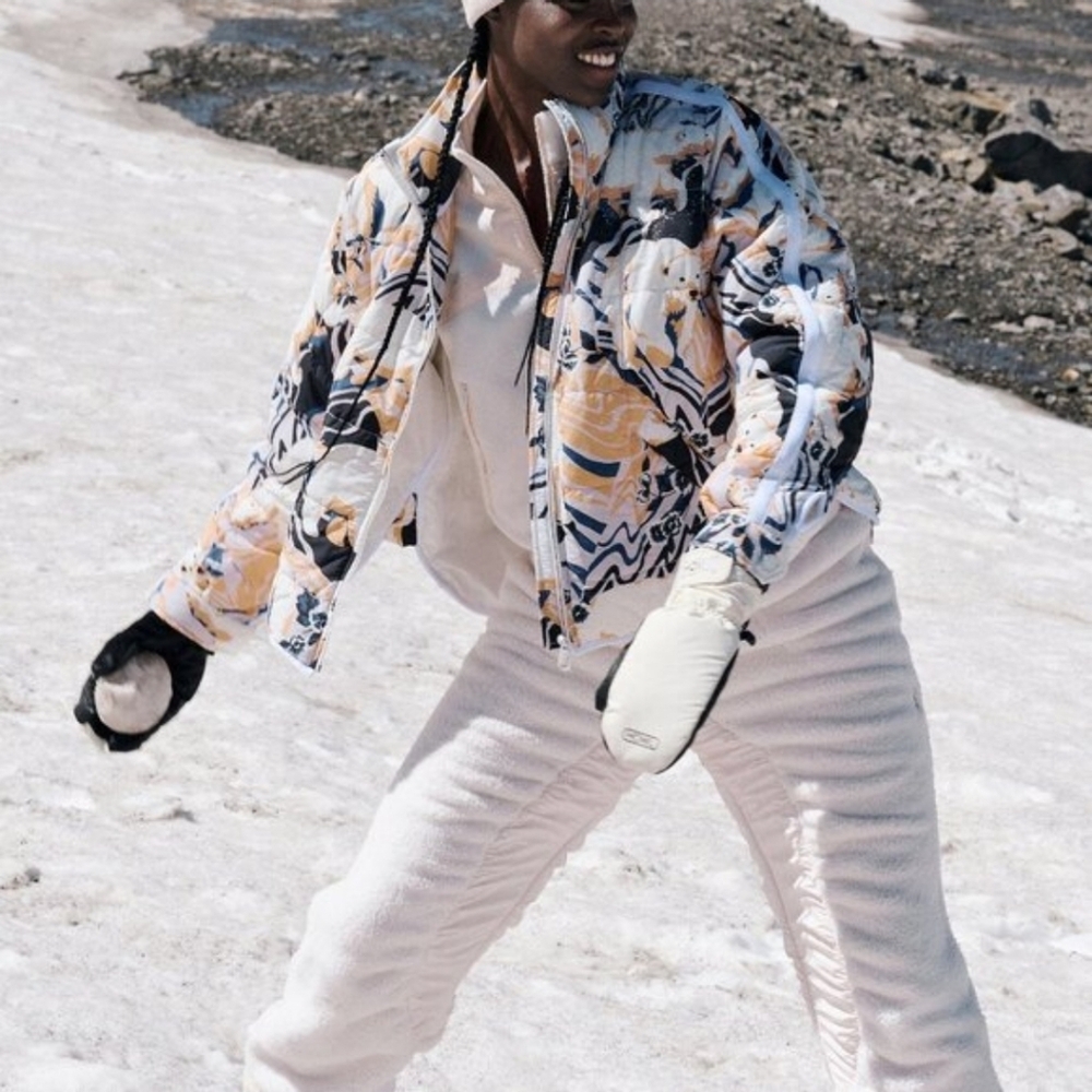 FP Movement by Free People Pippa Printed Packable Puffer Jacket in Winter Combo - Picture 5 of 15